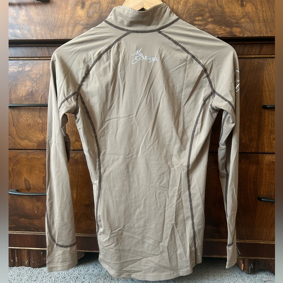 LEMIEUX Long Sleeve Base Layer, Tan/Brown, XS - Picture 2 of 5